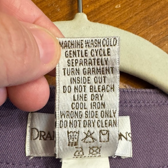 Draper’s & Damon’s Jacket Size L Purple Evening Beaded Blazer - Picture 16 of 16